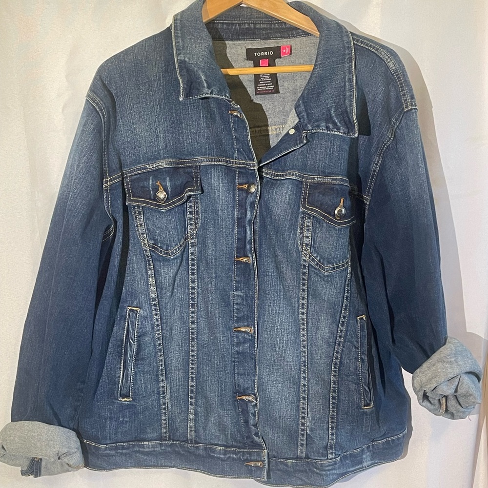 Torrid jean jacket size 4